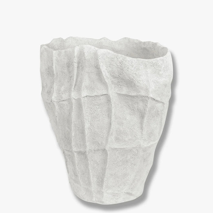 ART PIECE ARTISTIC VASE, OFF-WHITE