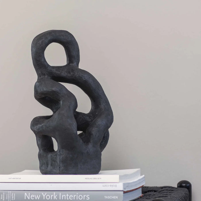 ART PIECE SCULPTURE, BLACK