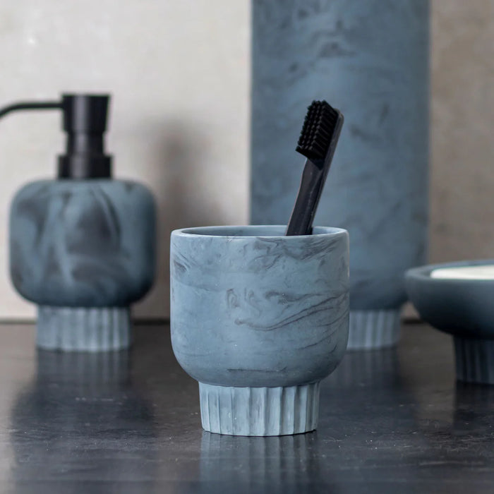 ATTITUDE TOOTHBRUSH HOLDER, SLATE BLUE