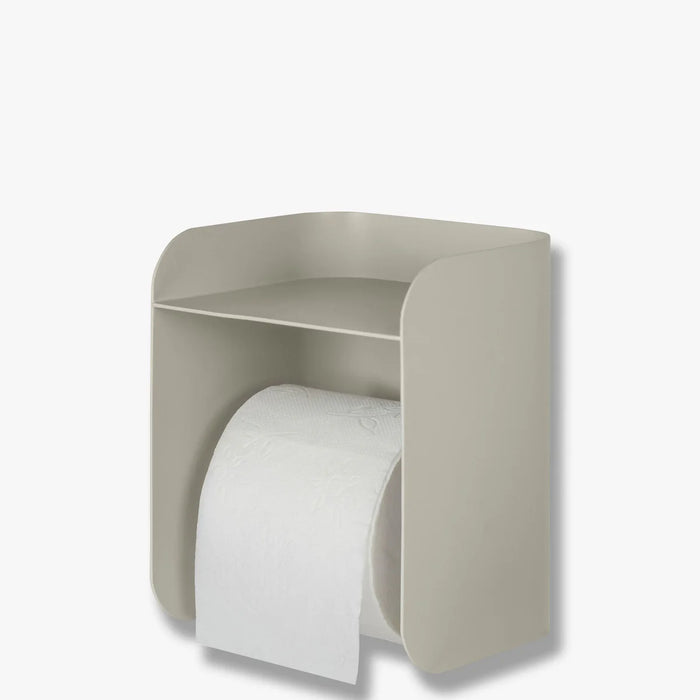 CARRY TOILET ROLL HOLDER, SAND GREY