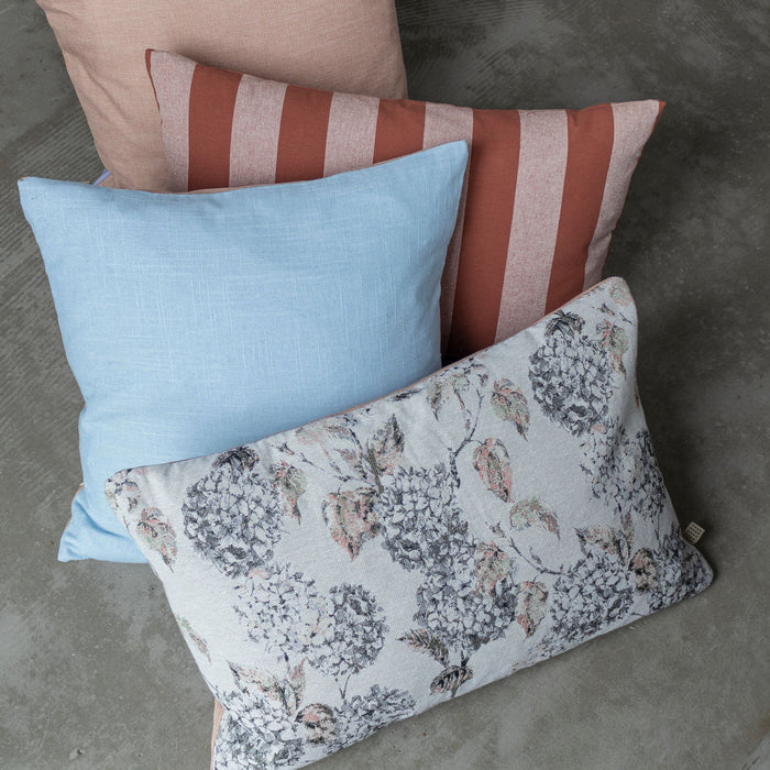 HYDRANGEA CUSHION, OFF-WHITE/PEACH