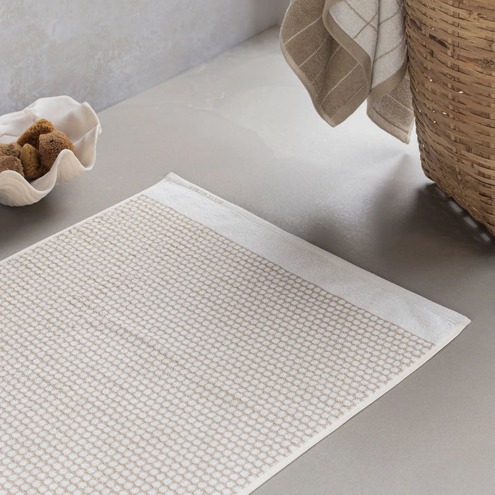 GRID BATH MAT, SAND