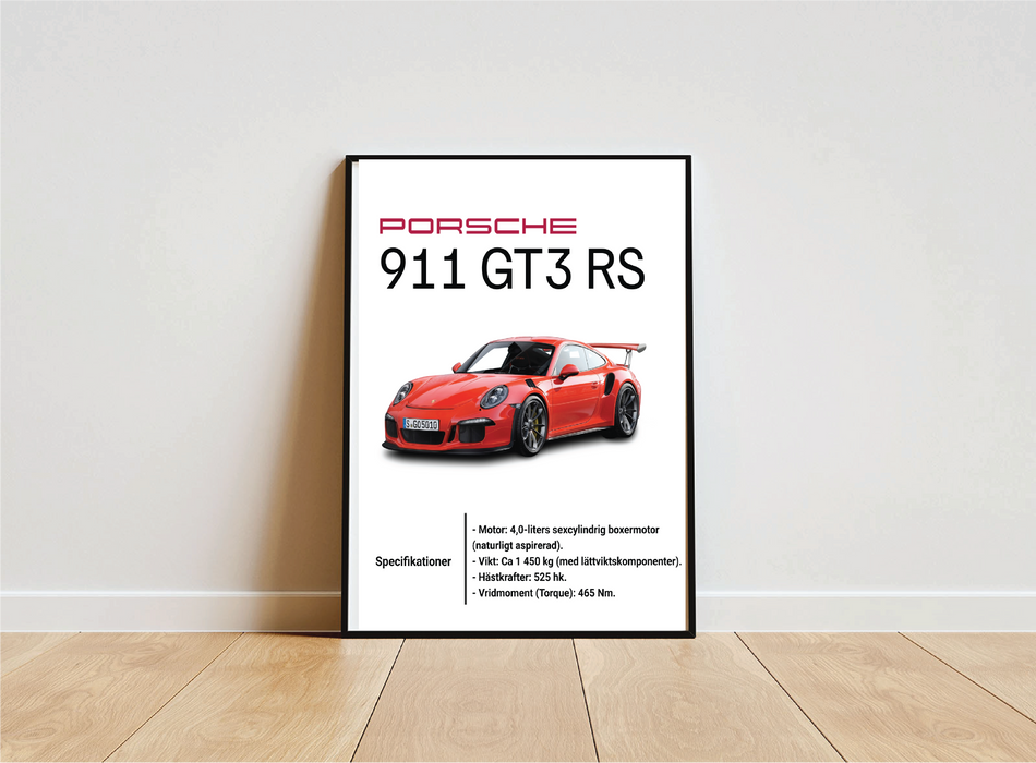 PORSCHE 911 GT3 RS