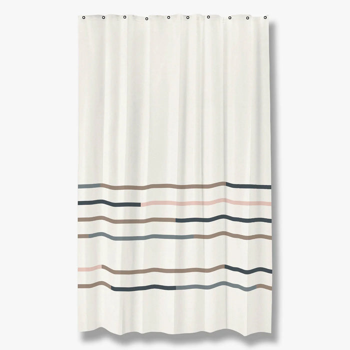 MIKADO SHOWER CURTAIN, OFF-WHITE