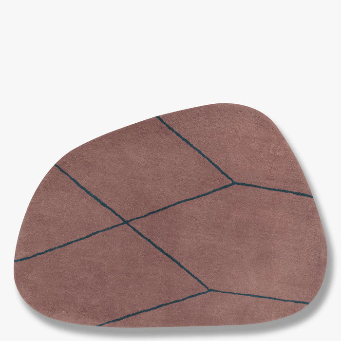 SHAPE RUG SMALL, NUTMEG