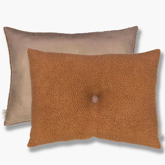 TEDDY CUSHION, BRONZE BROWN