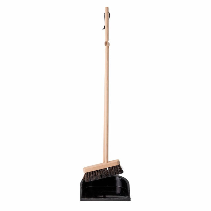 Cleaning Dustpan & Broom, Nature, Beech