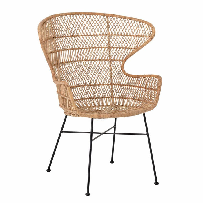 Oudon Lounge Chair, Nature, Rattan