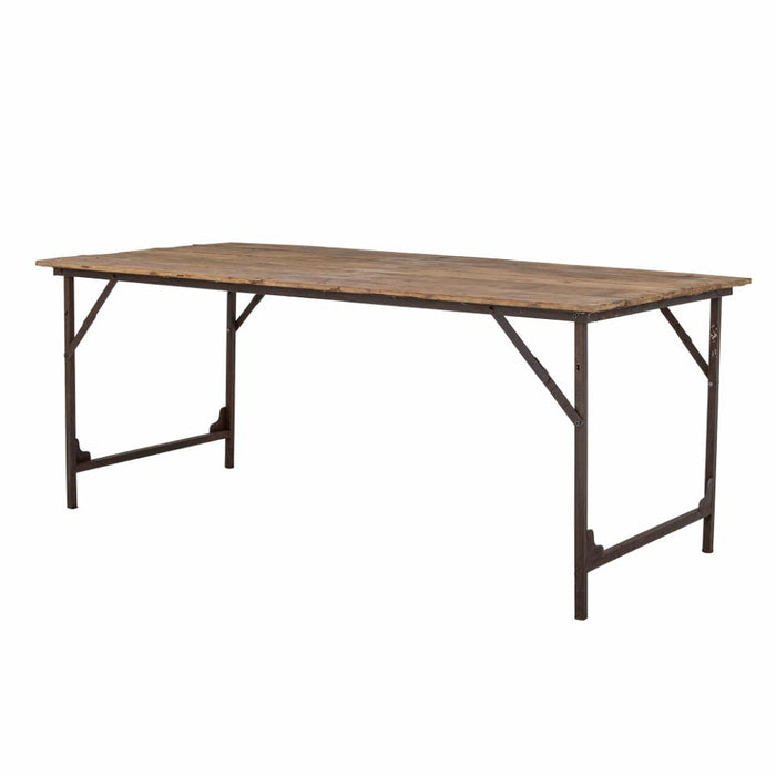 Loft Dining Table, Brown, Reclaimed Wood