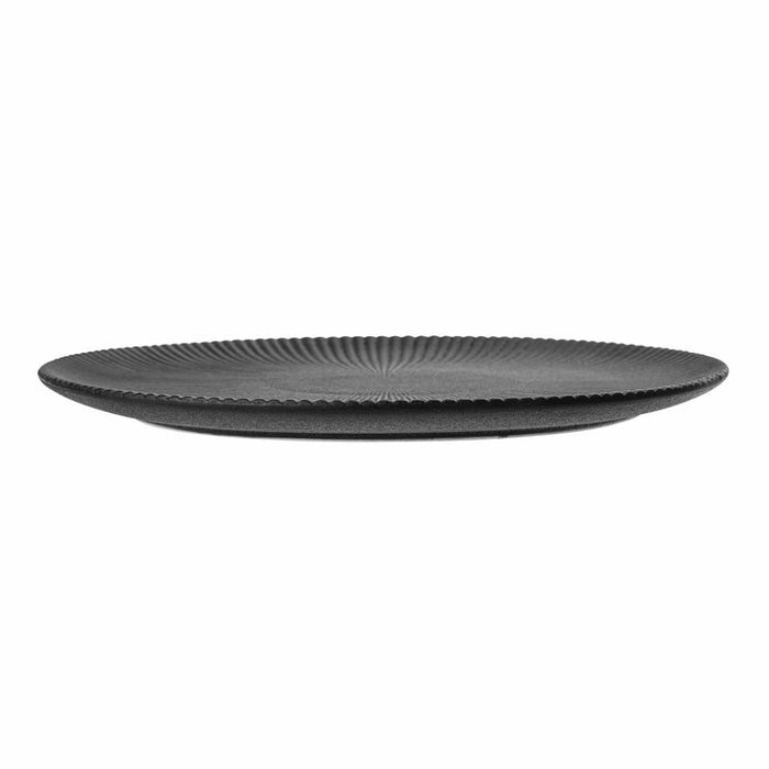 Neri Plate, Black, Stoneware