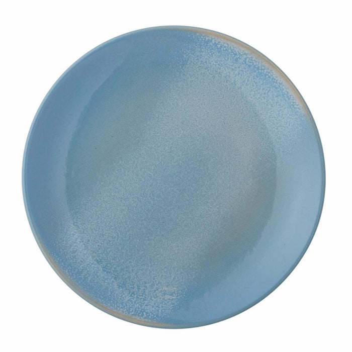 Safie Plate, Blue, Stoneware