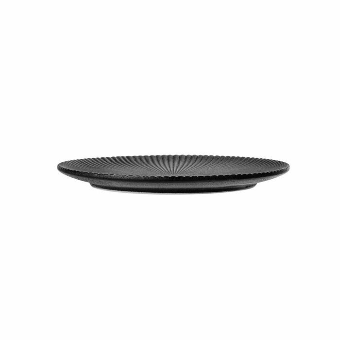 Neri Plate, Black, Stoneware