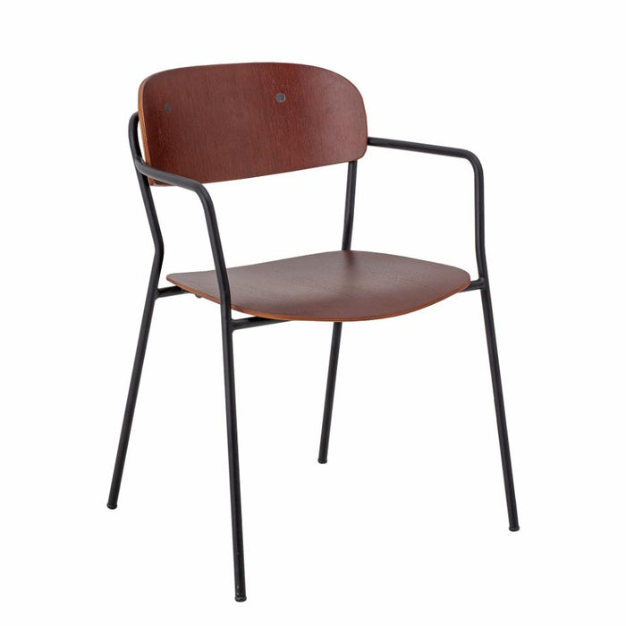 Piter Dining Chair, Brown, Plywood