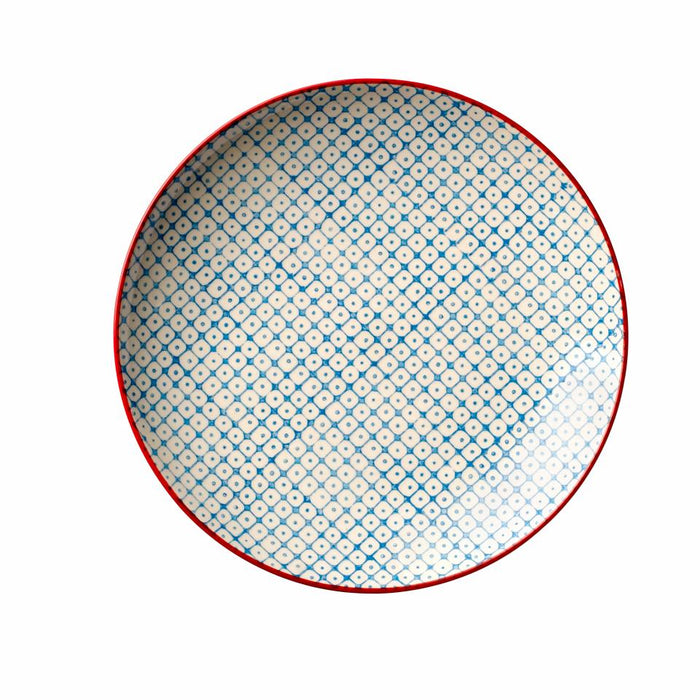 Carla Plate, Red, Stoneware