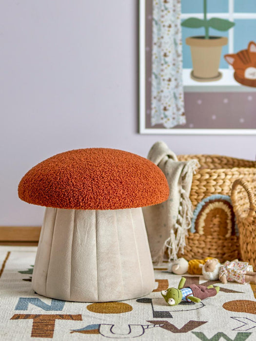 Bertil Pouf, Red, Polyester