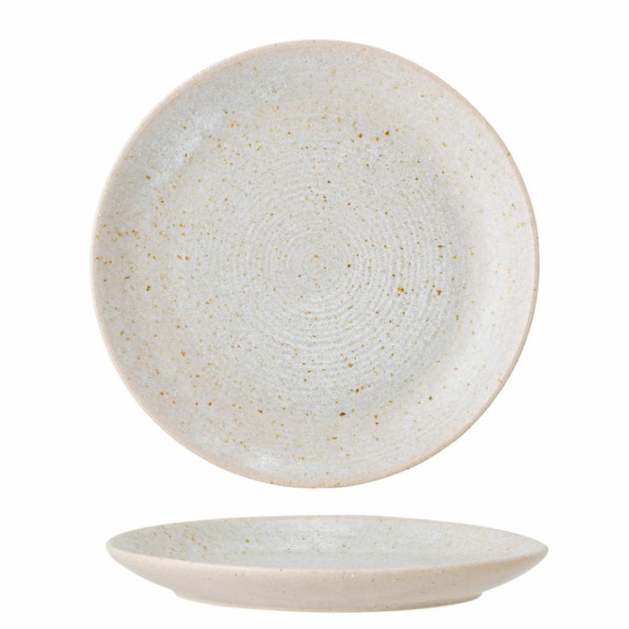 Taupe Plate, Grey, Stoneware