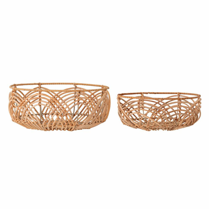 Anton Bread Basket, Nature, Rattan