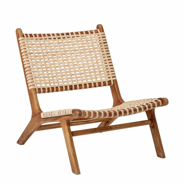 Keila Lounge Chair, Nature, Teak