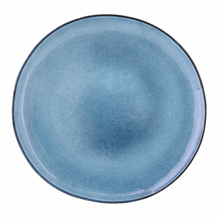 Sandrine Plate, Blue, Stoneware