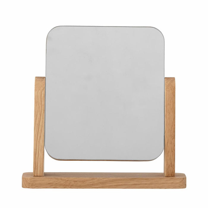 Isle Table Mirror, Nature, Rubberwood