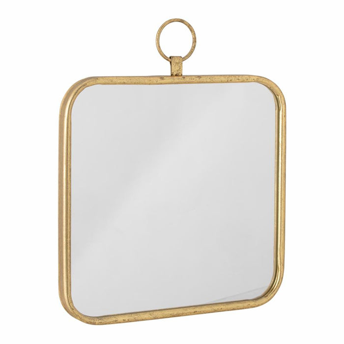 Panill Wall Mirror, Gold, Metal