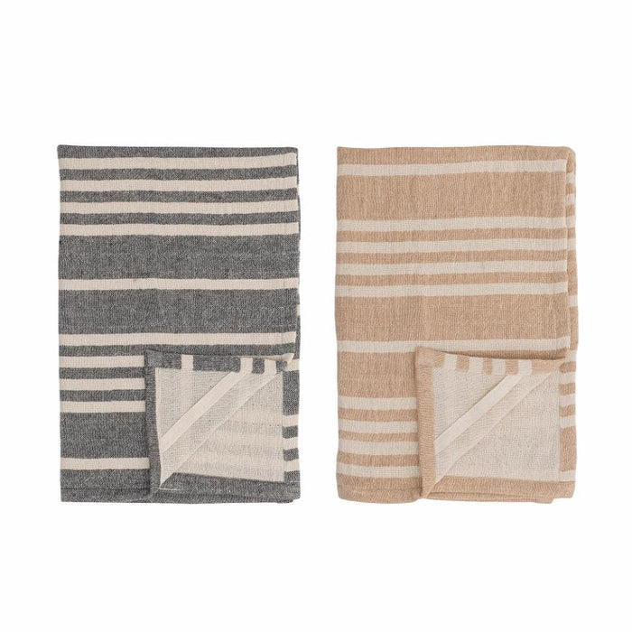 Maci Kitchen Towel, Brown, Cotton