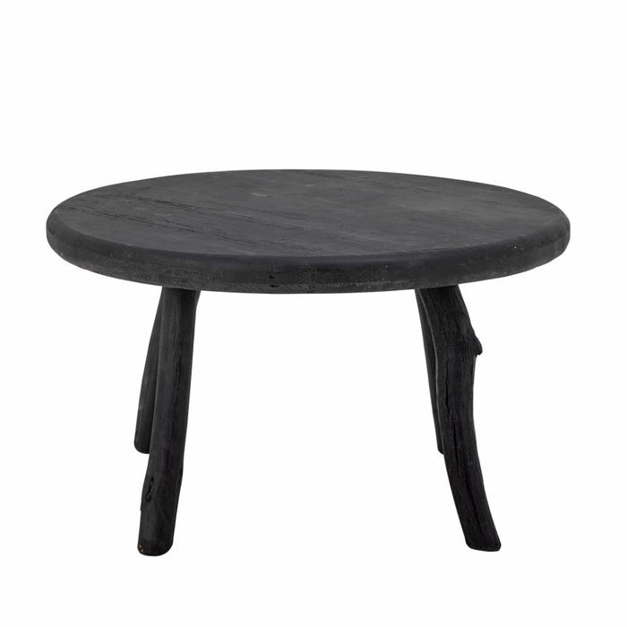 Milos Coffee Table, Black, Reclaimed Wood