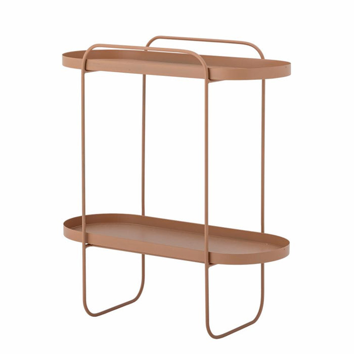 Reet Side Table, Brown, Metal