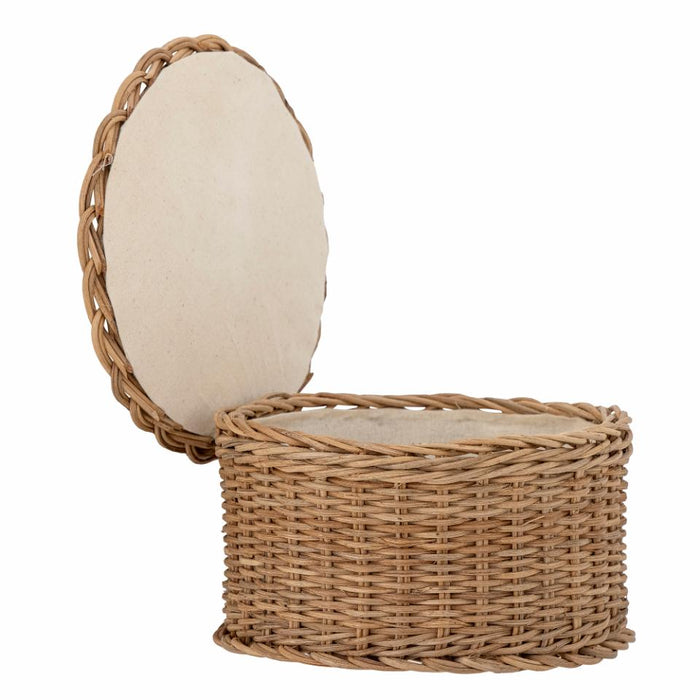 Kay Basket w/Lid, Nature