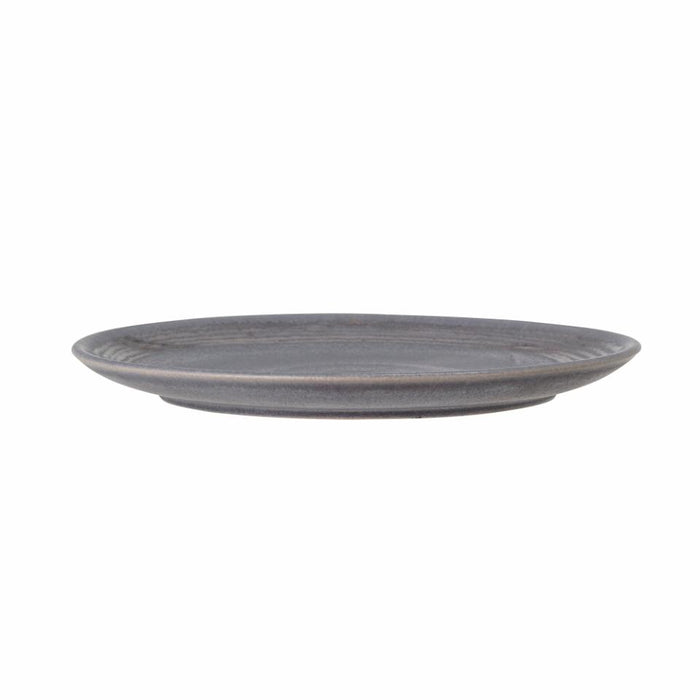 Raben Plate, Grey, Stoneware