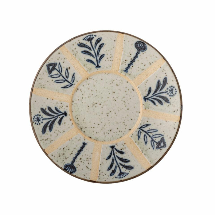 Leonie Plate, Blue, Stoneware