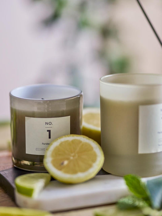 NO.1-Parsley Lime Scent Candle, Green, Natural Wax