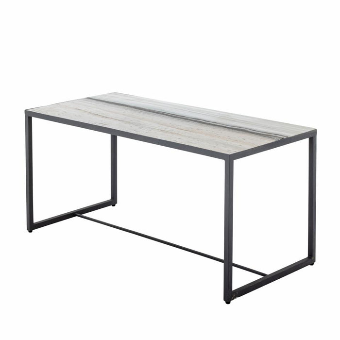 Ines Coffee Table, White, Marble