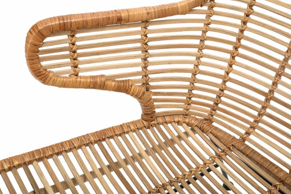 Lake Lounge Chair, Nature, Rattan