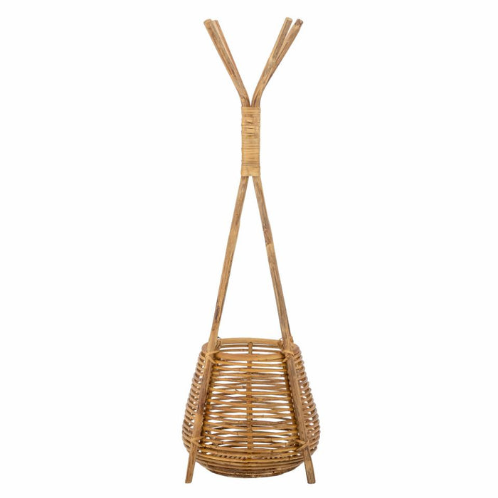 Salerno Coat Rack, Nature, Rattan