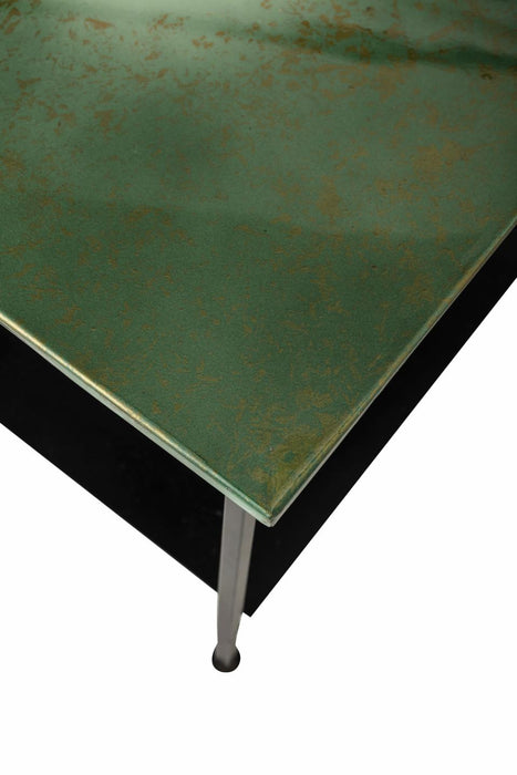 Bene Coffee Table, Green, Metal