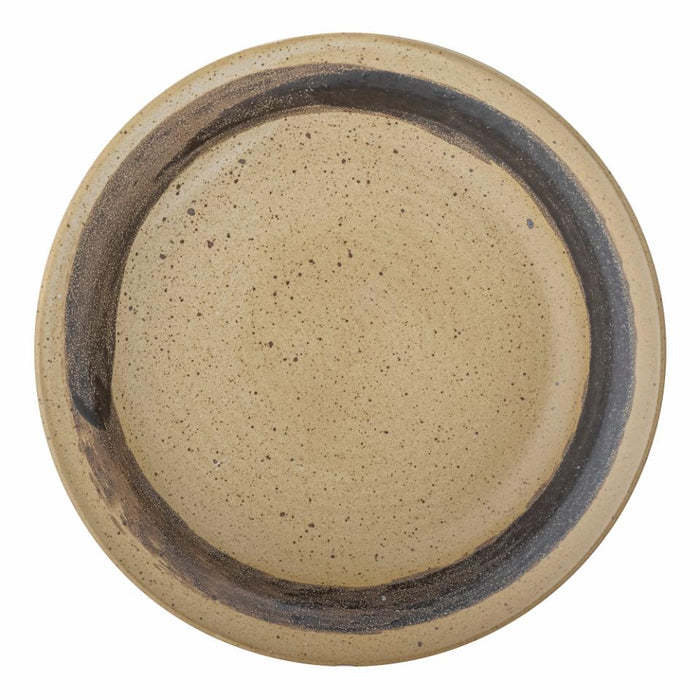 Solange Plate Deep, Nature, Stoneware