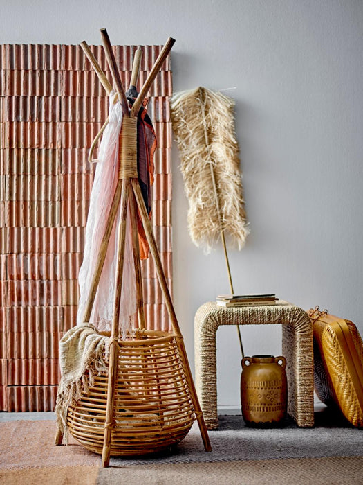 Salerno Coat Rack, Nature, Rattan