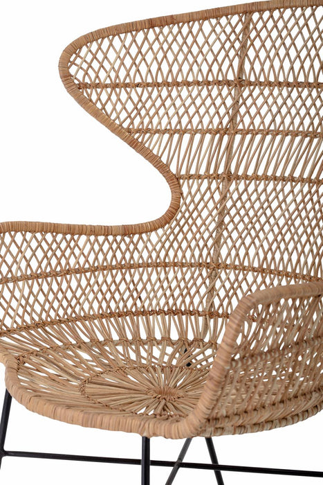 Oudon Lounge Chair, Nature, Rattan