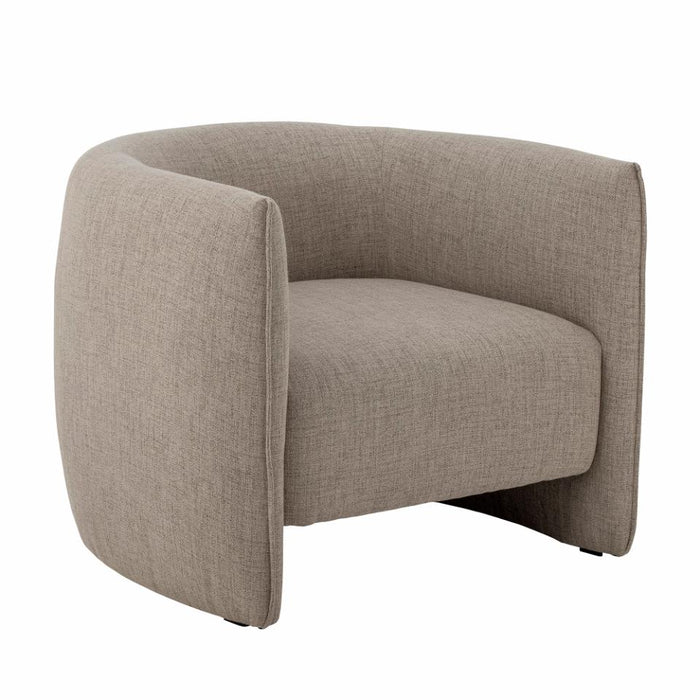 Bacio Lounge Chair, Nature, Recycled Polyester