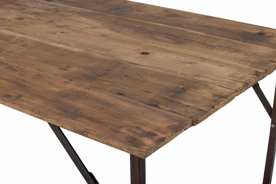 Loft Dining Table, Brown, Reclaimed Wood