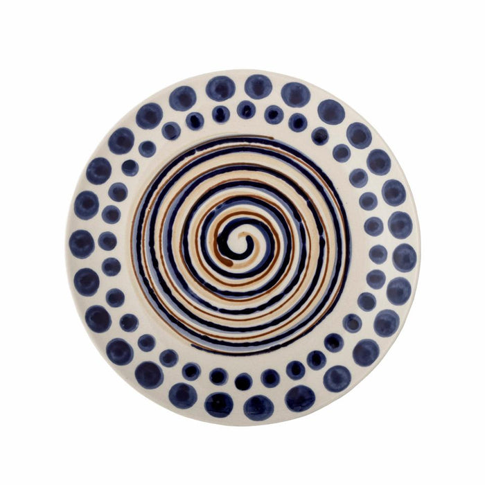 Shama Plate, Orange, Stoneware