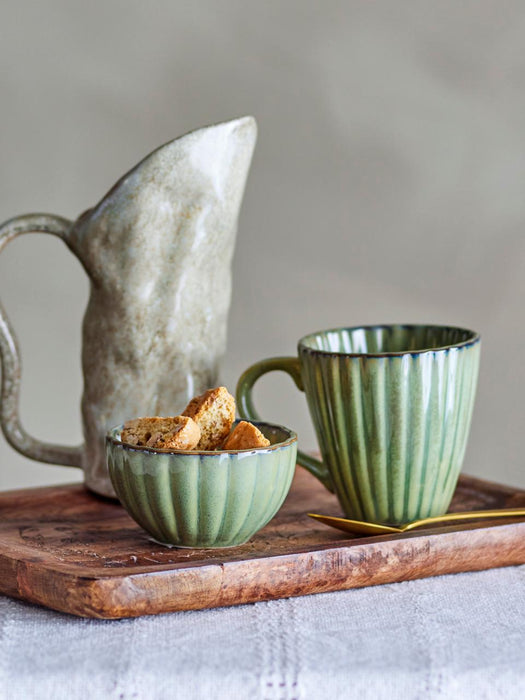 Latina Bowl, Green, Stoneware