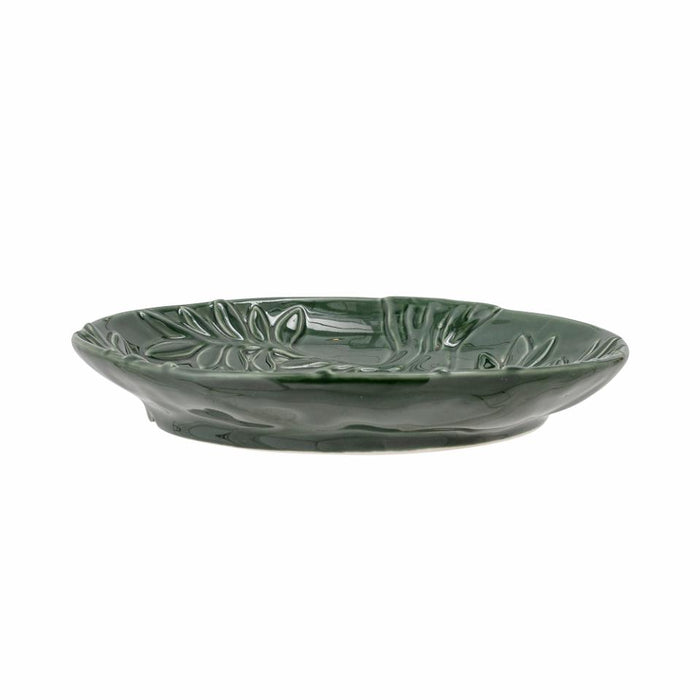 Savanna Plate, Green, Stoneware