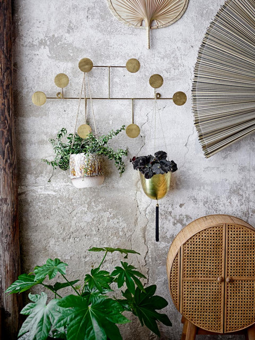 Fia Coat Rack, Brass, Metal