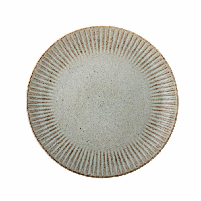 Fleur Plate, Nature, Stoneware