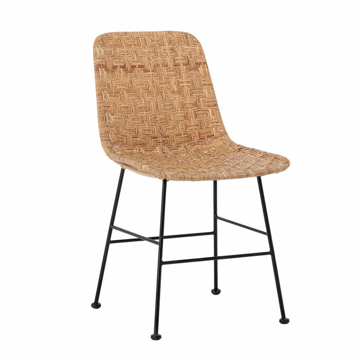 Kitty Dining Chair, Nature, Rattan