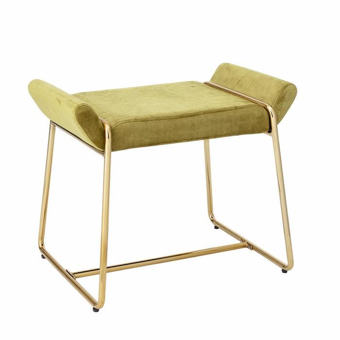 Megan Stool, Yellow, Polyester