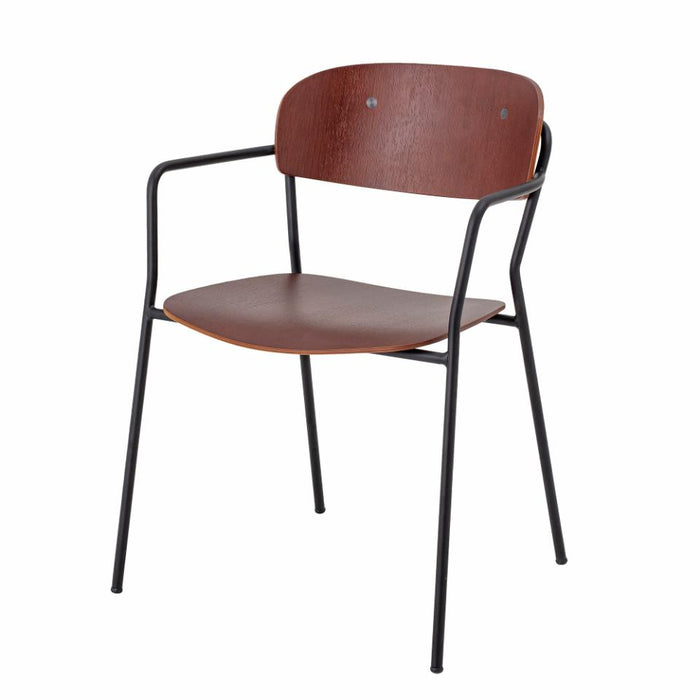 Piter Dining Chair, Brown, Plywood