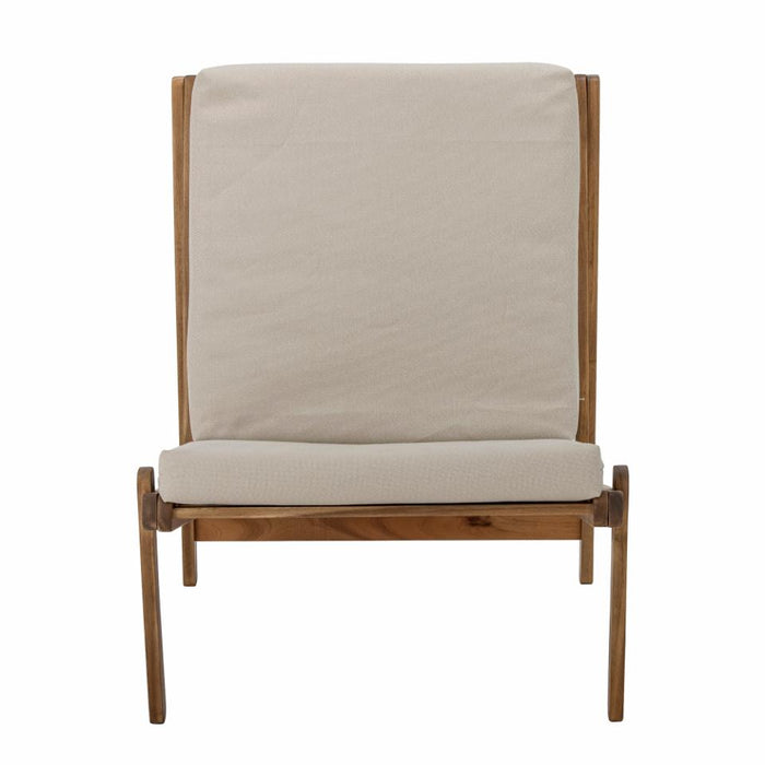 Gani Lounge Chair, Nature, Acacia